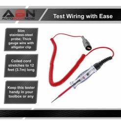 Wire Piercing Circuit Tester Test Light 6-12-24V Automotive Probe Tool ABN 4122 -Injen Technology Shop abn 4122 4 large