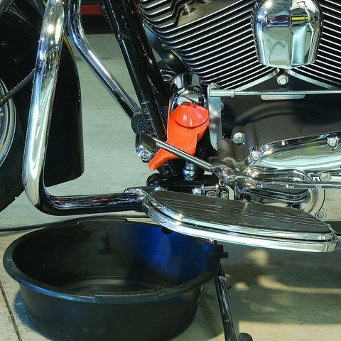 Ernst Manufacturing 960 Orange Greg's Drip-Free Oil Filter Funnel 3 Ernst Manufacturing 960 Orange Greg's Drip-Free Oil Filter Funnel - Image 3