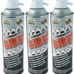 Gibbs Brand Lubricant, Penetrating Oil, Multi Purpose, Metal Protector (3 X12oz)