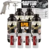 U-POL Raptor Tintable Bright White Bed Liner Kit W/Spray Gun, 4 Liters Upol