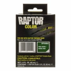 U-POL Raptor Tintable Truck Bed Liner 4 Liter Kit W/Pine Green Color Tint Pouch 1.5oz -Injen Technology Shop upol 821 4864 kit 3 large